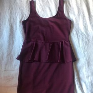 Maroon Cocktail Dress